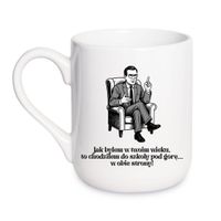 KUBEK „JAK BYŁEM W TWOIM WIEKU…” Wzór - Elegant Coffee 330 ml
