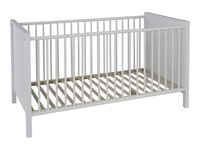 OLE łóżeczko dziecięce białe matowe 70 x 140 styl skandynawski