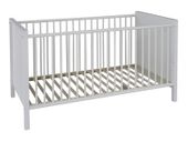 OLE łóżeczko dziecięce białe matowe 70 x 140 styl skandynawski