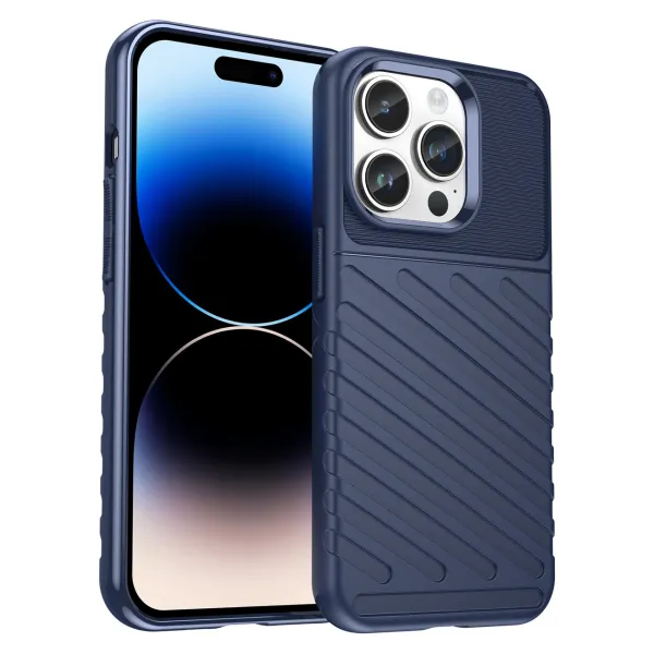 Thunder Case etui iPhone 14 Pro pancerny pokrowiec niebieski zdjęcie 1