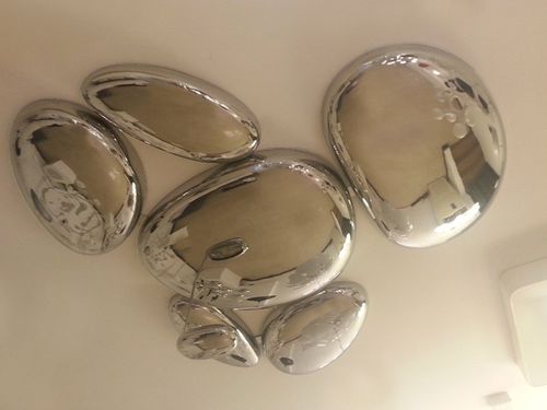 Plafon STONE MIRROR - LED, stal polerowana na Arena.pl