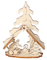 SZOPKA DREWNIANA Z FIGURKAMI DO BOMBEK STROIKA