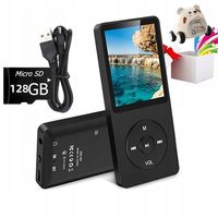 ODTWARZACZ MUZYCZNY MP3 MP4 BIUETOOTH 128G+PREZENTY