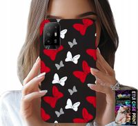 ETUI DO OPPO RENO 5Z / A94 5G - KOKARDKI CZERWONO BIAŁE MYSZKA, WZORY