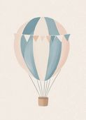 Plakat 13x18cm Wzory dla Dzieci, Dziewczynki i Chłopca - Balon