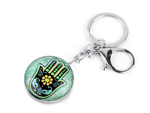 Brelok Hamsa Ręka Fatimy Mandala zdjęcie 1