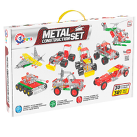 klocki konstrukcyjne metalowe 30w1 pojazdy 381 el 4364