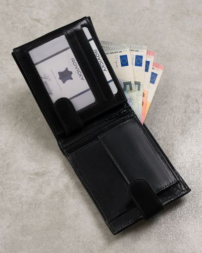 portfel męski skórzany 0002l-p-bs-rfid-9327 black na Arena.pl