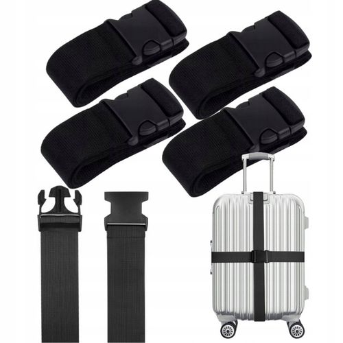 4x PASY DO WALIZKI TORBY ZABEZPIECZAJĄCE SPINAJĄCE BAGAŻ 5x180 cm na Arena.pl