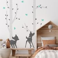 Naklejki Zestaw Brzozy i Jelonki HD038