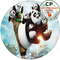 Opłatek na tort Kung fu Panda