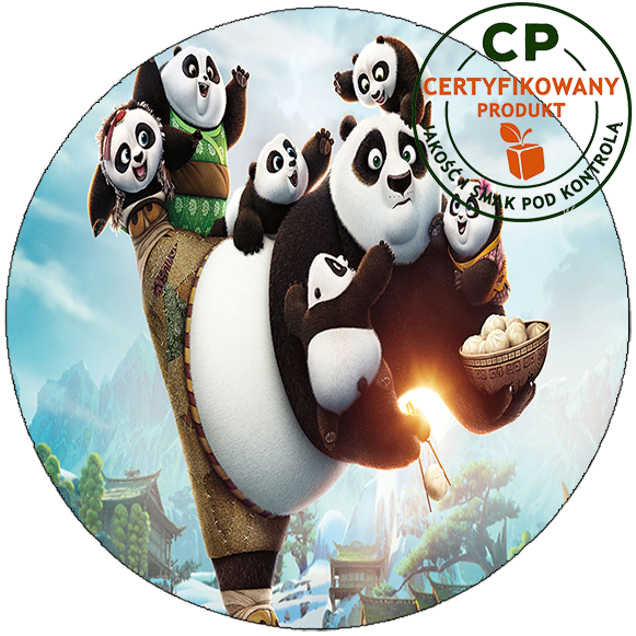 Opłatek na tort Kung fu Panda zdjęcie 1