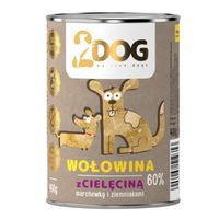 2Dog mokra karma wołowina z cielęciną 400g