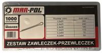 zestaw zawleczek-przewleczek 1000sz.