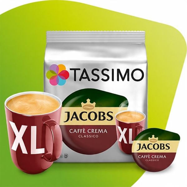 Kapsułki Tassimo Jacobs Caffe Crema 5+1 GRATIS! Prince Polo GRATIS zdjęcie 4