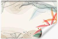 Fototapeta Ścienna TROPIKALNY Wzór Liście Akwarela Styl Boho 400cm x 280cm