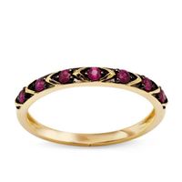 Złoty pierścionek PZD5531R - Rubin