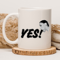 CHAMSKI KUBEK BEZ CENZURY | ŚMIESZNY PREZENT | DO PRACY BIURA DOMU | 330 ml