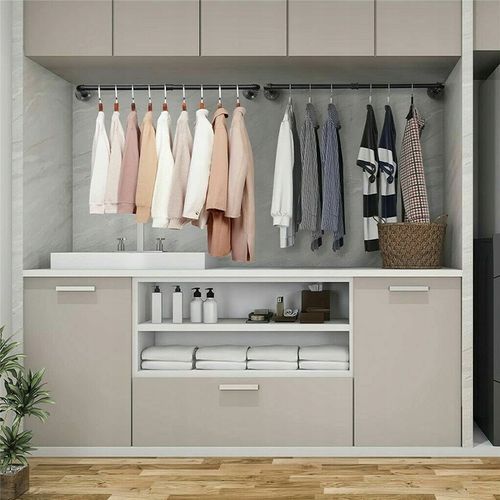 WIESZAK NA UBRANIA DRĄŻEK DO ŚCIANY SOLIDNY 180CM na Arena.pl