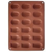 Forma do ciastek i pralin silikonowa brązowa 34x25x1 cm