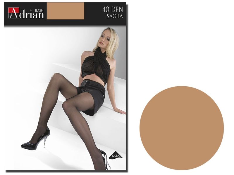 Rajstopy 40 den Adrian Sagitta gładkie Opal 2 zdjęcie 1