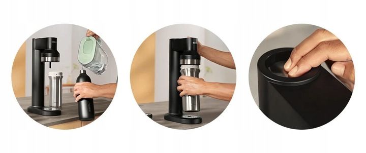 Saturator BRITA Sodatrio Czarny zdjęcie 9