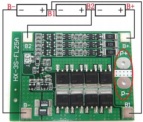 BMS 3S 25A 18650 ładowarka balanser HX-3S-FL25A na Arena.pl