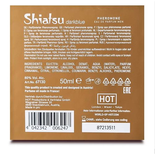 feromony dla mężczyzn pheromon fragrance man darkblue 50ml shiatsu na Arena.pl
