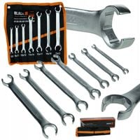 KLUCZE półotwarte OCZKOWE DO PRZEWODÓW ZESTAW 6-22MM 7EL KluczeCRV VANADIUM