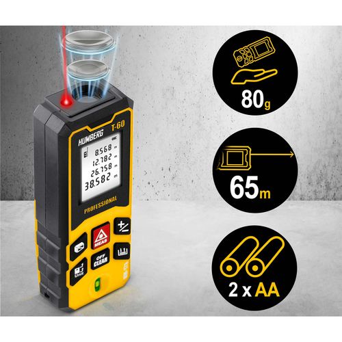 Dalmierz laserowy 60 m Humberg HM-173 na Arena.pl