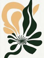 Plakat 60x80cm Kwiat Minimalistyczny , Wnętrza Styl Skandynawski, Boho