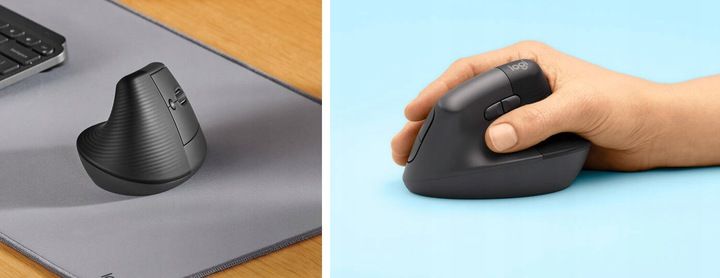 Mysz LOGITECH Lift Grafitowy zdjęcie 5