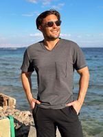 Koszulka męska antracytowa Magnum Rozmiar - XL