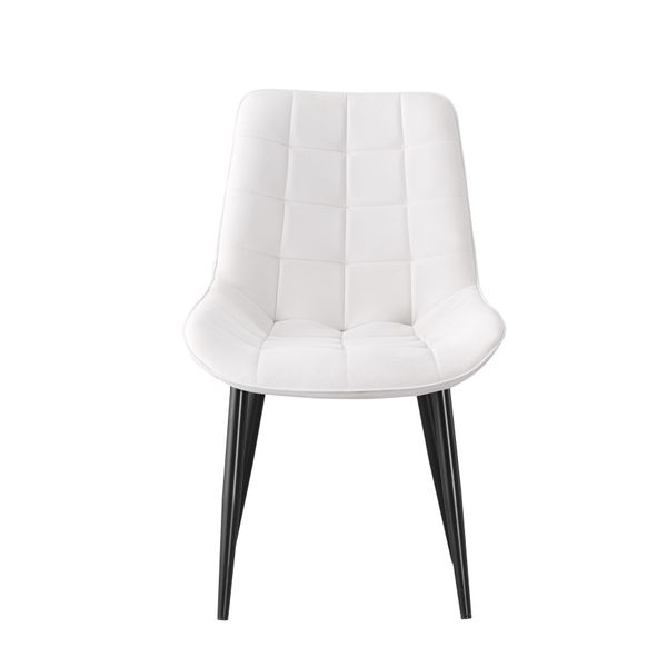 MALMO KRZESŁO TAPICEROWANE ECRU WELUR PIKOWANE zdjęcie 11