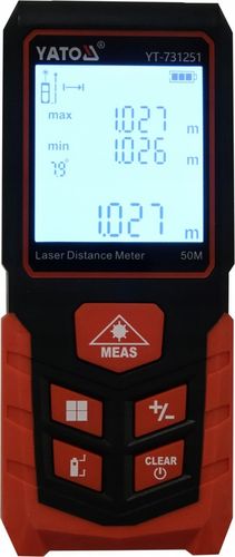 YATO DALMIERZ LASEROWY MIERNIK ODLEGŁOŚCI CYFROWY 50M na Arena.pl