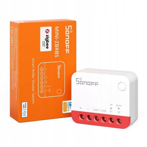 Sonoff MINI-ZBRBS Dopuszkowy Sterownik Rolet Zasłon ZigBee Zigbee2MQTT na Arena.pl