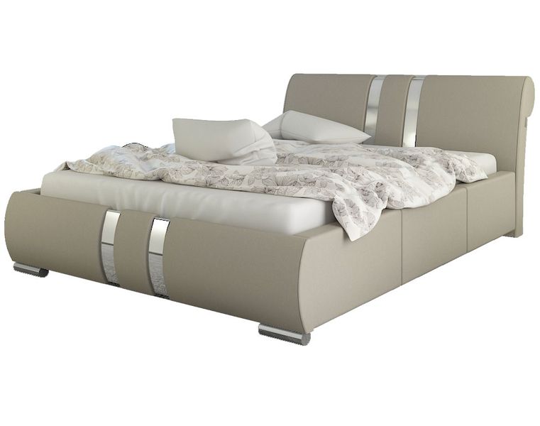 ŁÓŻKO TAPICEROWANE 120x200 Z STELAŻEM I POJEMNIKIEM ŁÓŻKA DO SYPIALNI zdjęcie 4