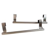 wieszak uchwyt na ręczniki srebrny 2 szt