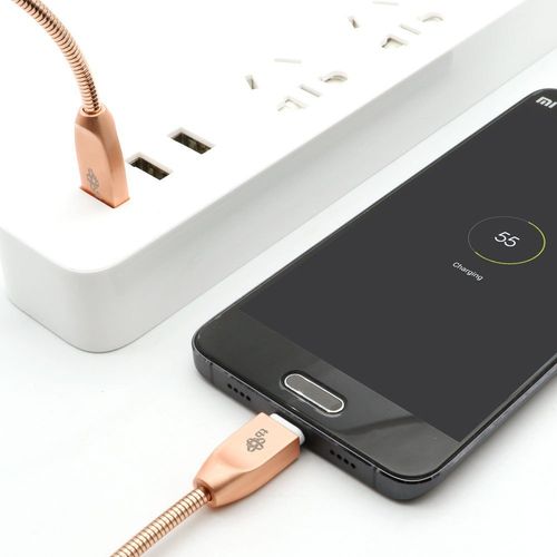 Kabel USB-Micro USB 1m metalowy miedziany na Arena.pl