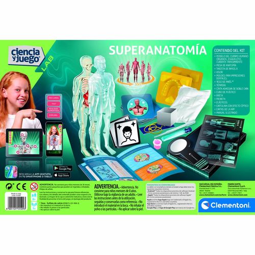 Gra naukowa Clementoni Superanatomía (ES) na Arena.pl