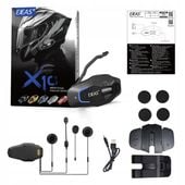 Interkom motocyklowy EJEAS X10 Plus MESH 3.0 100osobowy 1500m 300h radio