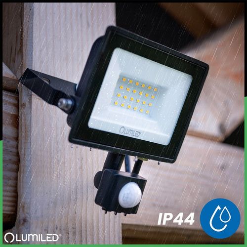 HALOGEN NAŚWIETLACZ LED 30W 4000K IP44 ZEWNĘTRZNY LAMPA Z CZUJNIKIEM na Arena.pl