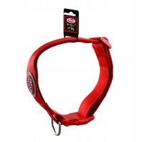 Obroża dla psa nylonowa z podszyciem neoprenowym XL 33-52cm czerwona