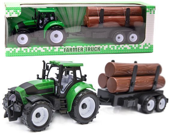 Traktor z przyczepą zdjęcie 1