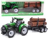 Traktor z przyczepą