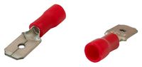 KOŃCÓWKA WSUWANA IZOLOWANA 0.5-1.5MM 0.8-6.35 10 SZTUK - E-652-0001
