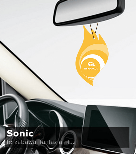 Zapach samochodowy Dr.Marcus Sonic Pinacolada na Arena.pl
