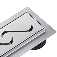 BASIC Decor Inox Odpływ liniowy z panelem dekoracyjnym S, 60 cm