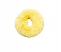 Gumka do włosów mocna elastyczna mięciutkie futerko żółty