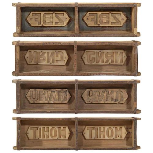 Taca z przechowywaniem Brązowy 60.5 x 15 x 9 cm na Arena.pl